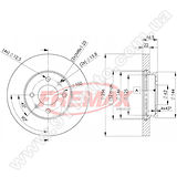 Диск тормозной передний Fremax BD-5101