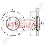 Диск тормозной передний Fremax BD-5980