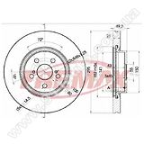 Диск тормозной передний Fremax BD-0505
