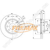 Диск тормозной передний Fremax BD-5002