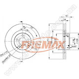 Диск тормозной передний Fremax BD-4702