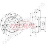 Диск тормозной задний Fremax BD-0581