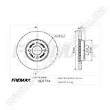 Диск тормозной передний Fremax BD-7794