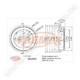Барабан тормозной задний Fremax BD-2895