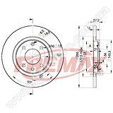 Диск тормозной передний Fremax BD-4692