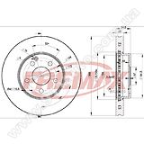 Диск тормозной передний Fremax BD-0812