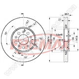 Диск тормозной передний Fremax BD-5604