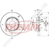 Диск тормозной передний Fremax BD-5344