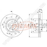 Диск тормозной передний Fremax BD-3507