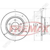 Диск тормозной задний Fremax BD-3276