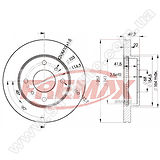 Диск тормозной передний Fremax BD-7101