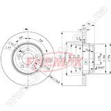 Диск тормозной задний Fremax BD-1971
