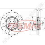 Диск тормозной передний Fremax BD-5251