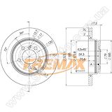 Диск тормозной задний Fremax BD-6127